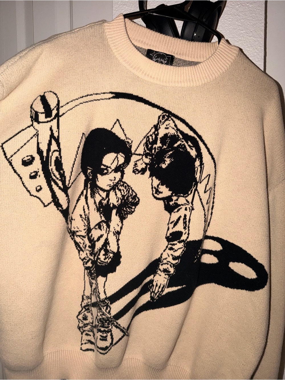 GUNI Manga Graphic Knit Sweater